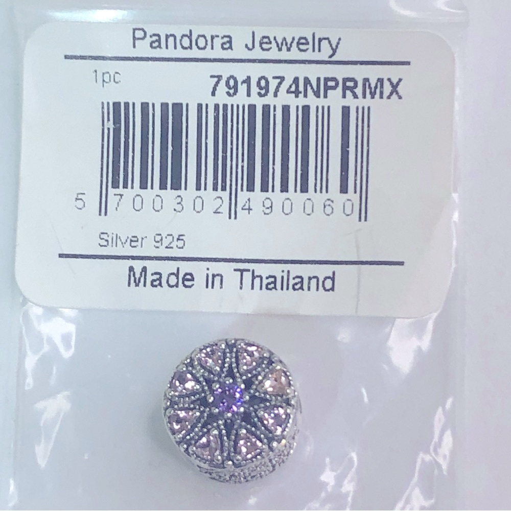 Pandora Shimmering Medallion Charm S925 Ale